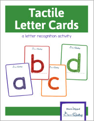 Tactile Letter Cards