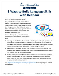 Build Language Skills with Hedbanz