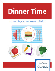 Dinner Time Phonological Awareness Game
