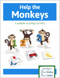Help the Monkeys Counting Syllables Game