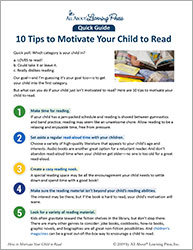 Ten Tips: Motivate Your Child to Read
