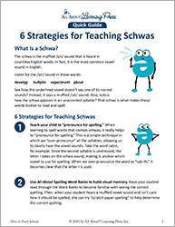 6 Strategies for Teaching Schwas