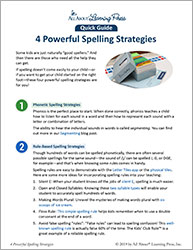 4 Powerful Spelling Strategies