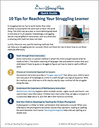 10 Tips for Reaching Your Struggling Learner